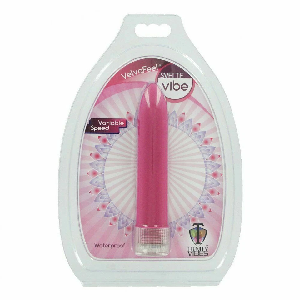 VIBRADOR ROSA VELVAFEEL ESBELTO - Impermeable/Multi-Velocidad - ENVÍO DISCRETO GRATUITO Foto 3 de 4