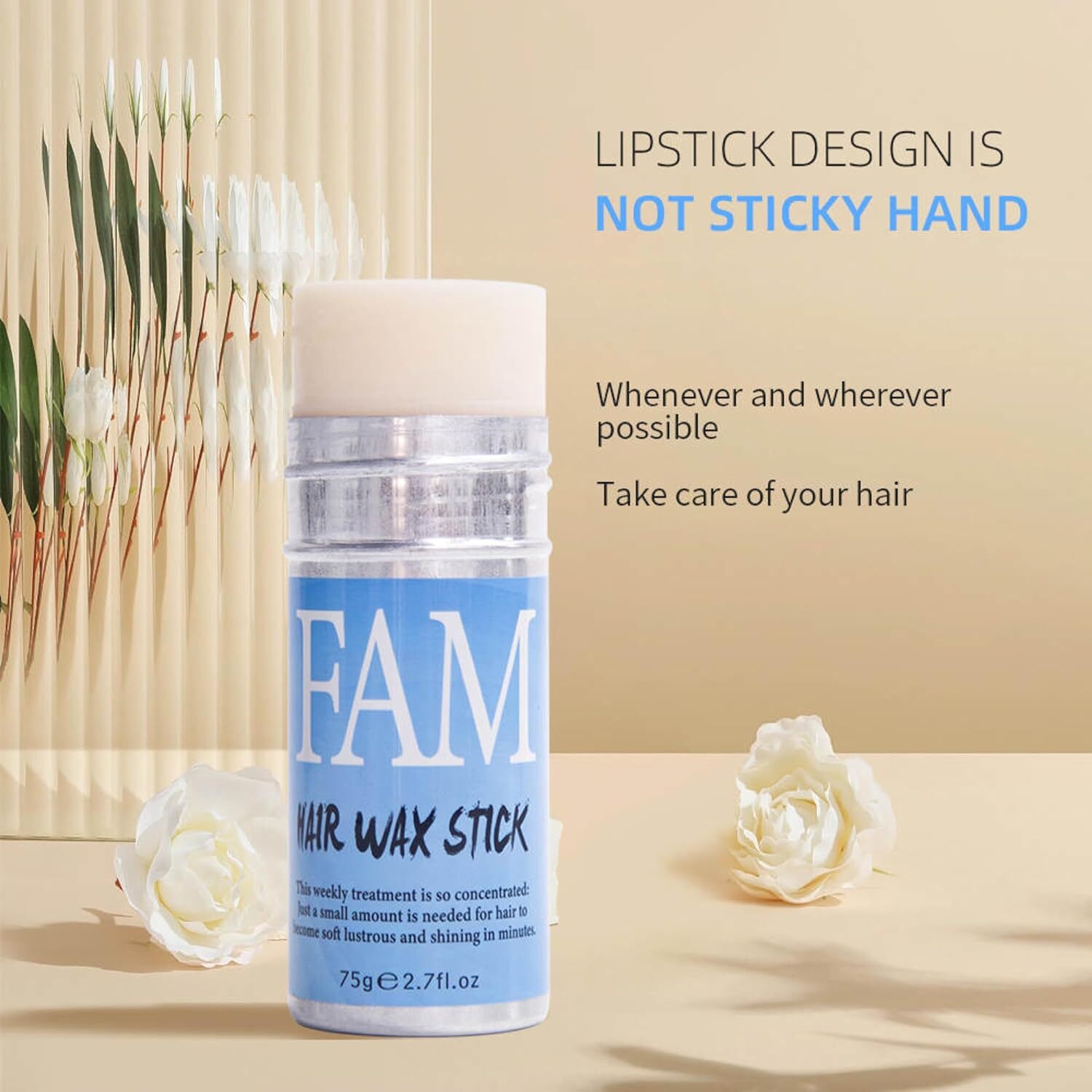 FAM hair wax stick, Wax Stick for hair, stick flyaways, edge... eBay