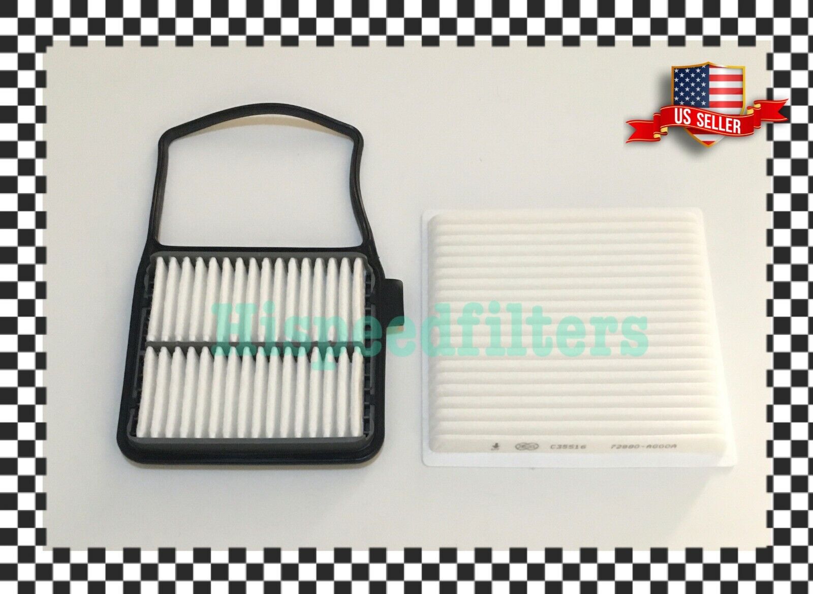 Combo Set Engine Air Filter & Cabin Filter For TOYOTA PRIUS 2004-2009 US Seller