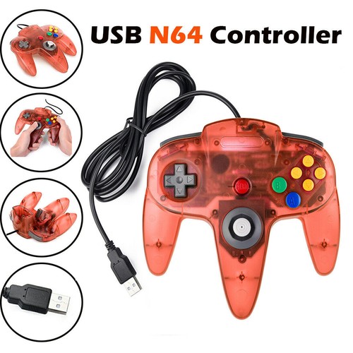 For Nintendo N64 USB Controller GamePad For N64 Konsole PC Mac OS Raspberry Pi - Picture 64 of 159