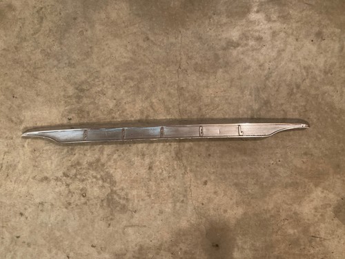 58 1958 Edsel Corsair Citation Nameplate Name Plate Rear Deck Lid Chrome Trim - Picture 6 of 13