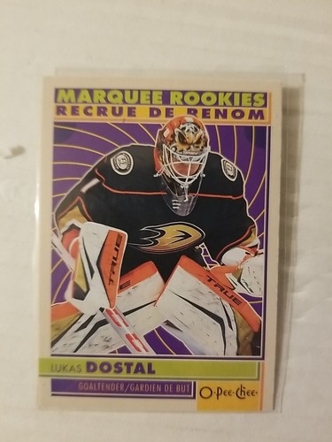 2022-23 UD O-Pee-Chee Hockey Lukas Dostal #554 Marquee Rookies Retro Anaheim