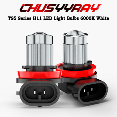 PHINLION H8 H11 LED Fog Light Bulb Or DRL, 3200 Lumens Super Bright 6000K Xenon White, Non - Foto 6