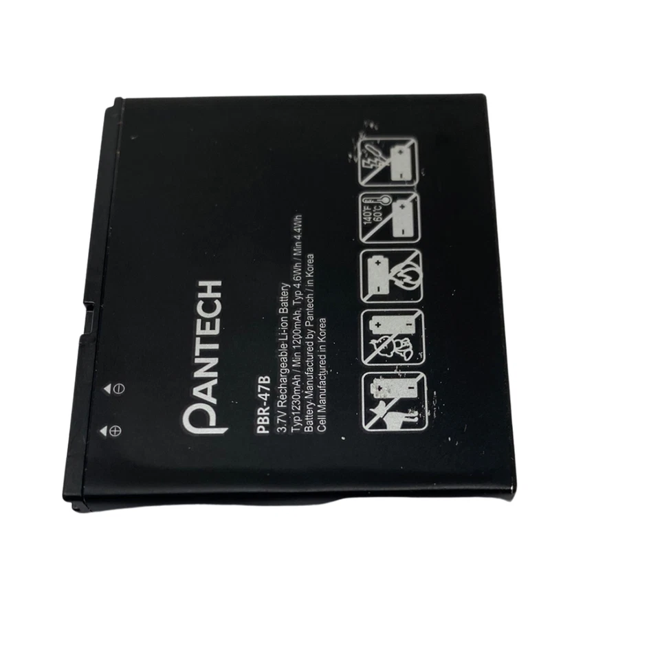 Batería Original PBR-47B Repuesto Para Pantech Vybe P6070 3.7V 1230mAh OEM Foto 4 de 4