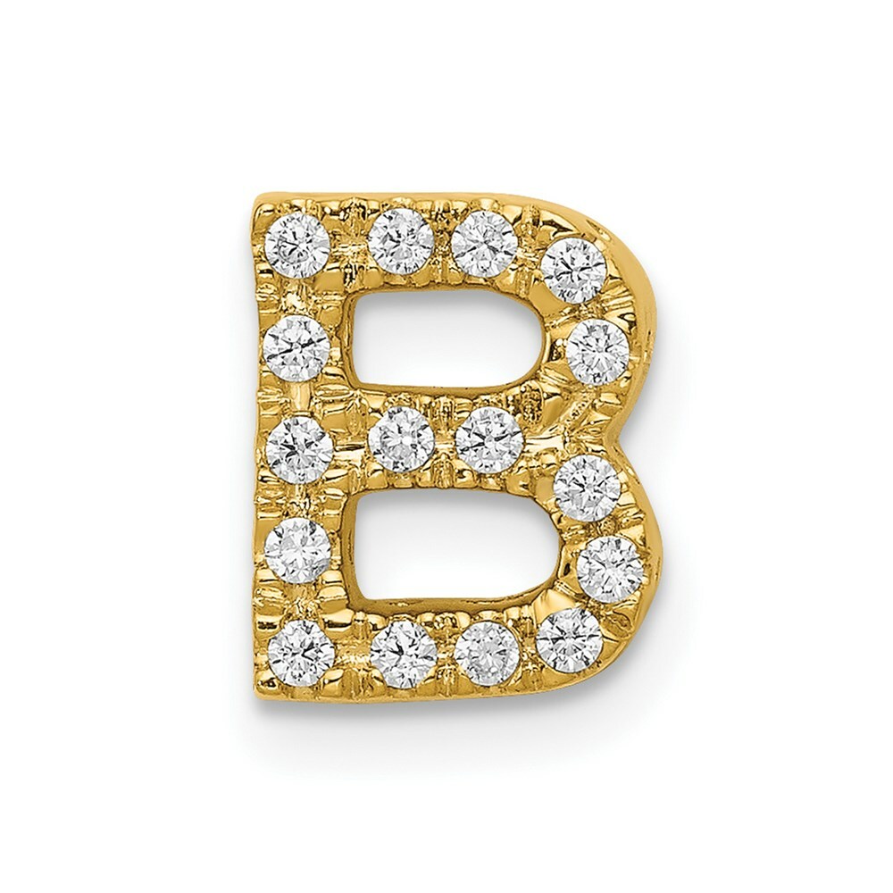 подвеска с инициалом B из бриллианта 14 карат 84490₽