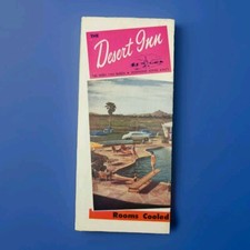The Desert Inn Phoenix Arizona Vintage Travel Brochure Booklet Color Images
