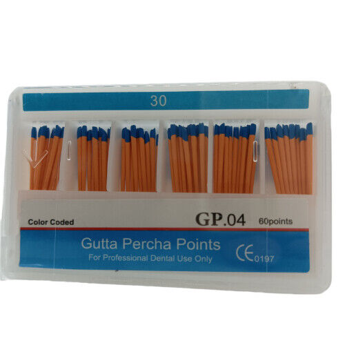 Dental Root Canal Endodontic Treatment Gutta Percha Points Taper .04/ 60 Points - Picture 19 of 22