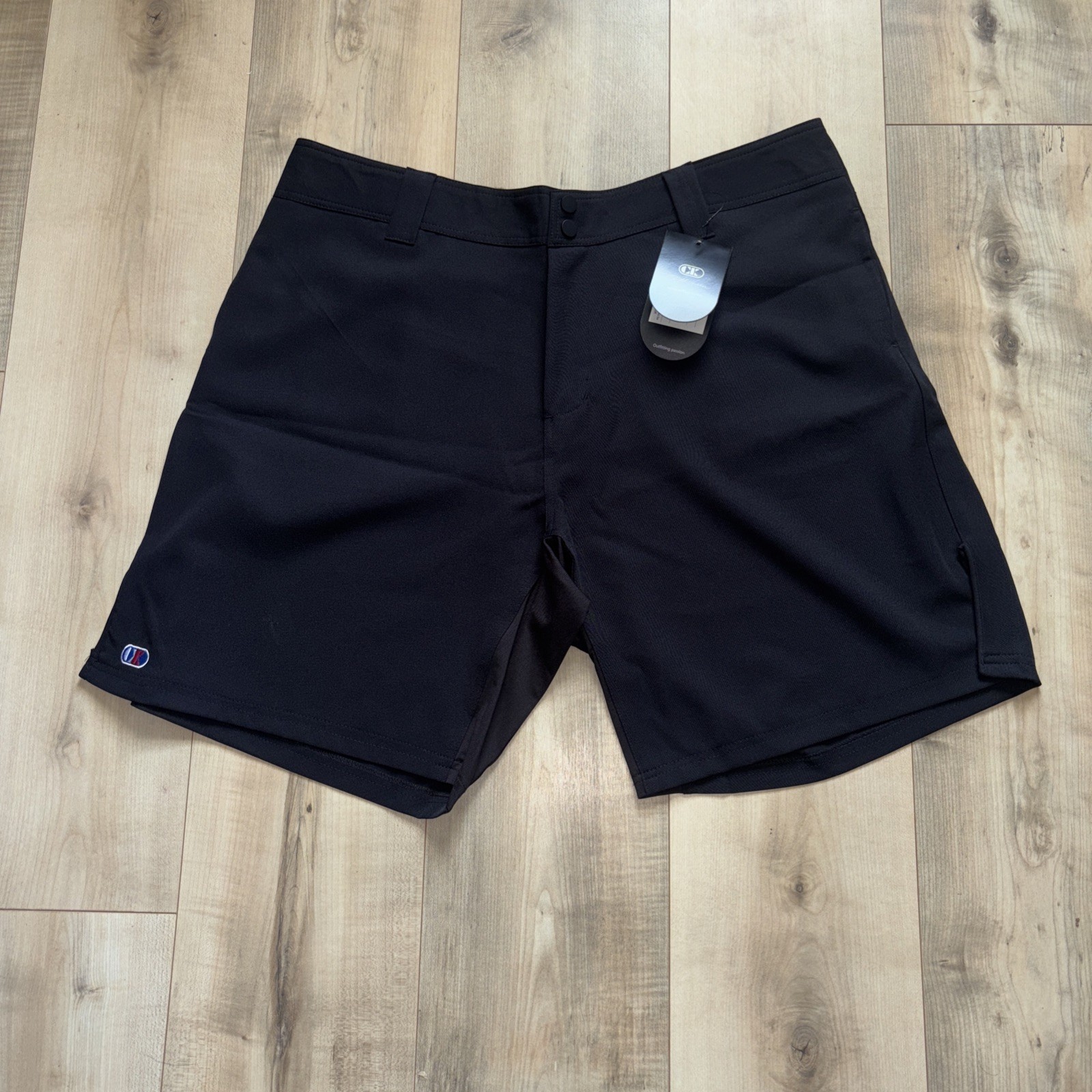 Pantaloncini Uomo Cliff Keen 100% Poliestere Nero Taglia Large Nuovi Con Etichette