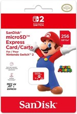 SanDisk microSD Express Card 256GB for Nintendo Switch 2 from Japan New