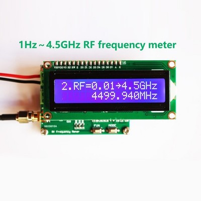 1Hz-4.5GHz for Measure Pulse and Radio Frequency HF Frequency Counter Meter