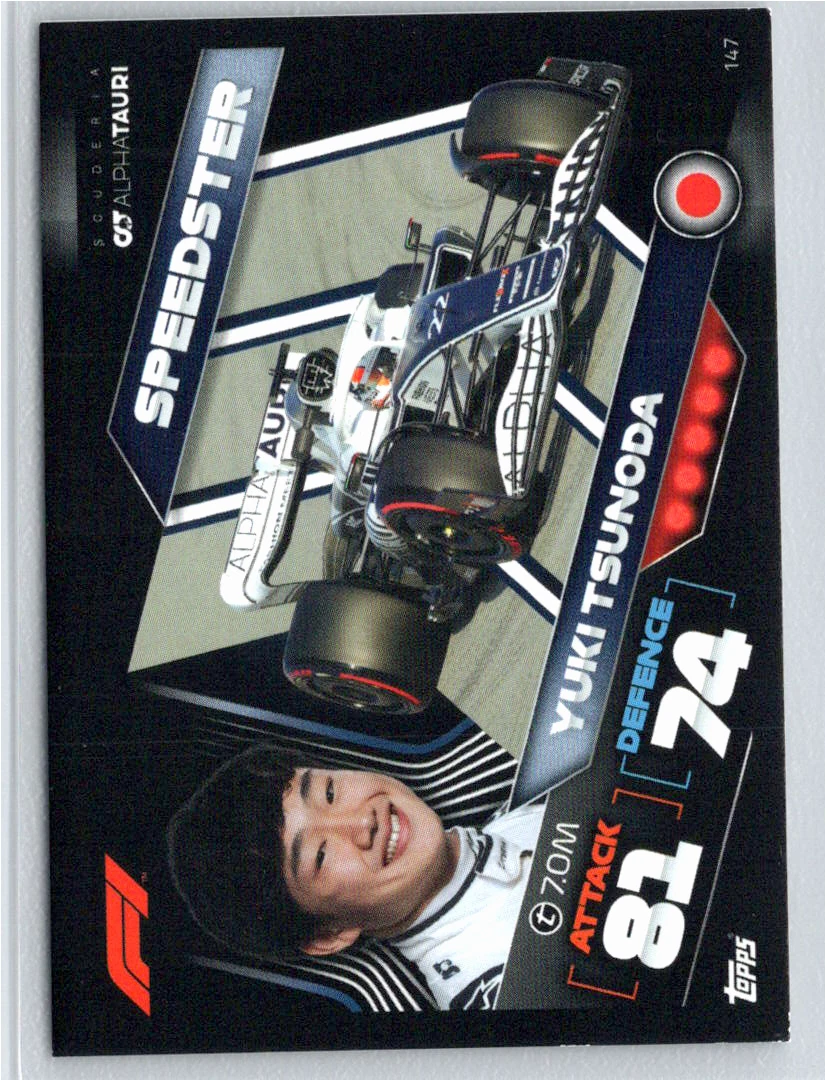 2022 Topps F1 Turbo Attax - Yuki Tsunoda #147 for sale | eBay