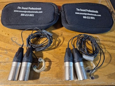 (Pair) SP Master Series MS-TFB-2 Ultra-Low Noise In-Ear Binaural Microphones