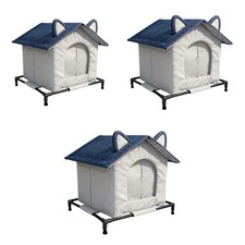 Outdoor Stray Cat House Oxford Cloth with Windproof Curtain Pet Supplies