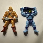 HE-MAN & SKELETOR 1983 MATTEL WILTON CAKE TOPPERS VINTAGE MOTU