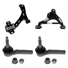 For Ford F-150 14 Control Arm with Ball Joint and Tie Rod End Kit Front Driver