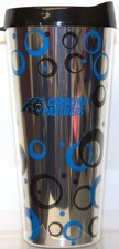 Carolina Panthers 22 oz Metallic Look Tumbler