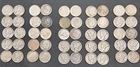 50 Mercury Roosevelt Dimes Full Roll 90% Silver $5 Face Circulated US Silver 8/