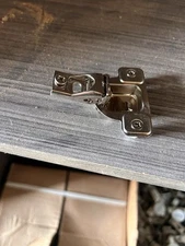 Salice -Self Close Overlay Face Frame Hinge Nickel Finish Pair