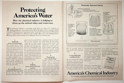America's Chemical Industry Print Advertisement Protecting Water 1970s ...