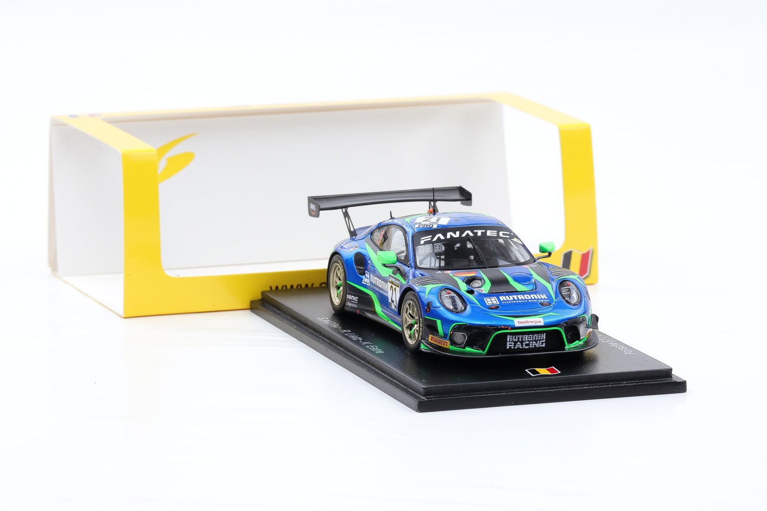 1:43 Spark Porsche 911 GT3 R RUTRONIK RACING #21 MÜLLER LIETZ ESTRE 24H SPA 2021