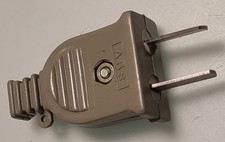 ADJUSTABLE USA 2 PIN POWER PLUG - ROTATING PINS FOR USA, AUSTRALIA, CHINA ETC