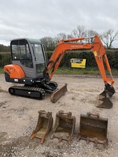Hitachi ZX25 Mini Digger Excavator 1266 HOURS! 2.7 Ton Kubota, Takeuchi, Bobcat