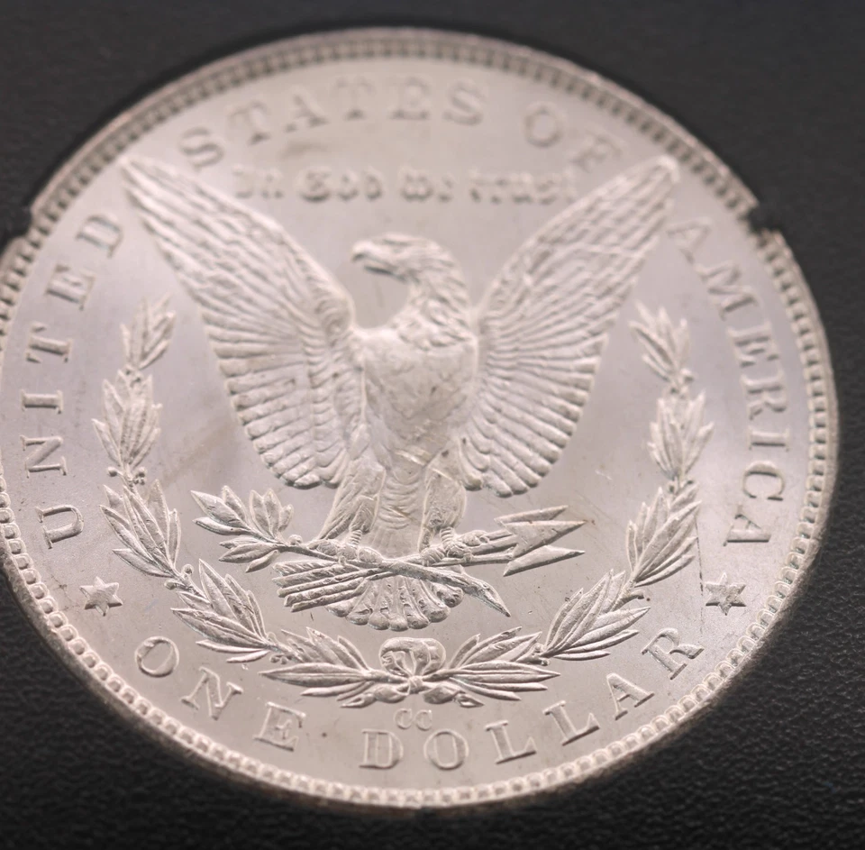 1882 CC Morgan Silver Dollar $1 NGC MS63 CAC (GSA Hoard) - Image 4 of 4