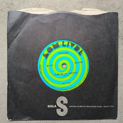 7'' Djavan 1977 Flor de Lis Brazilian Samba Funk Soul vinyl