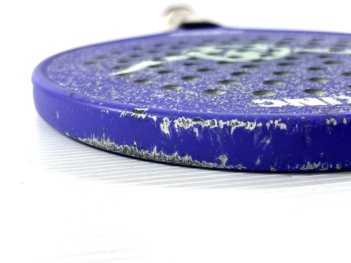 Viking O-Zone Prodigy 82 sq in 4 /14" Grip Platform Paddle Ball Racquet Purple - Picture 11 of 15
