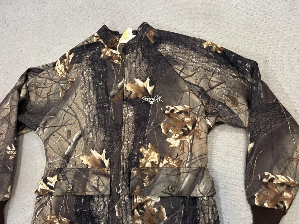 Vintage ScentLok Jacket Mens Large Realtree Camo USA Hunting Scent Control 90s - Image 2 of 4