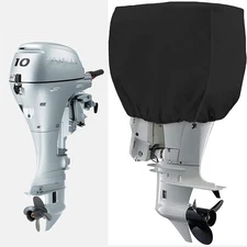 Boat Outboard Motor Engine Storage waterproof Canvas Cover for 60-100HP Marine