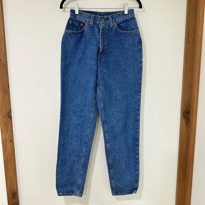 Levi's 505 Straight Leg Jeans Women Size 10 (24) Blue Made in USA | Vintage 90s - Image 1 of 4