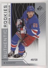 2018-19 Upper Deck SP Game Used Authentic Rookies 46/58 John Gilmour #139 a8r