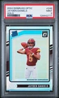 2024 PANINI DONRUSS OPTIC HOLO #248 JAYDEN DANIELS ROOKIE RC PSA 9