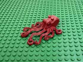 LEGO Dark Red Octopus Water Animal Minifigure Pirates II 6240 #6086