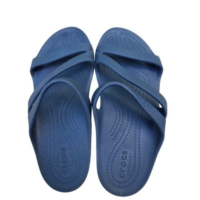 Crocs Kadee II Navy Strappy Sandals  Womens Relaxed Fit - W7