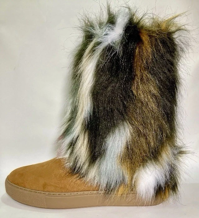 Bellini AIRBRUSH Botas Multicolor Marrón Microgamuza Piel Sintética W Talla 11 Foto 4 de 4