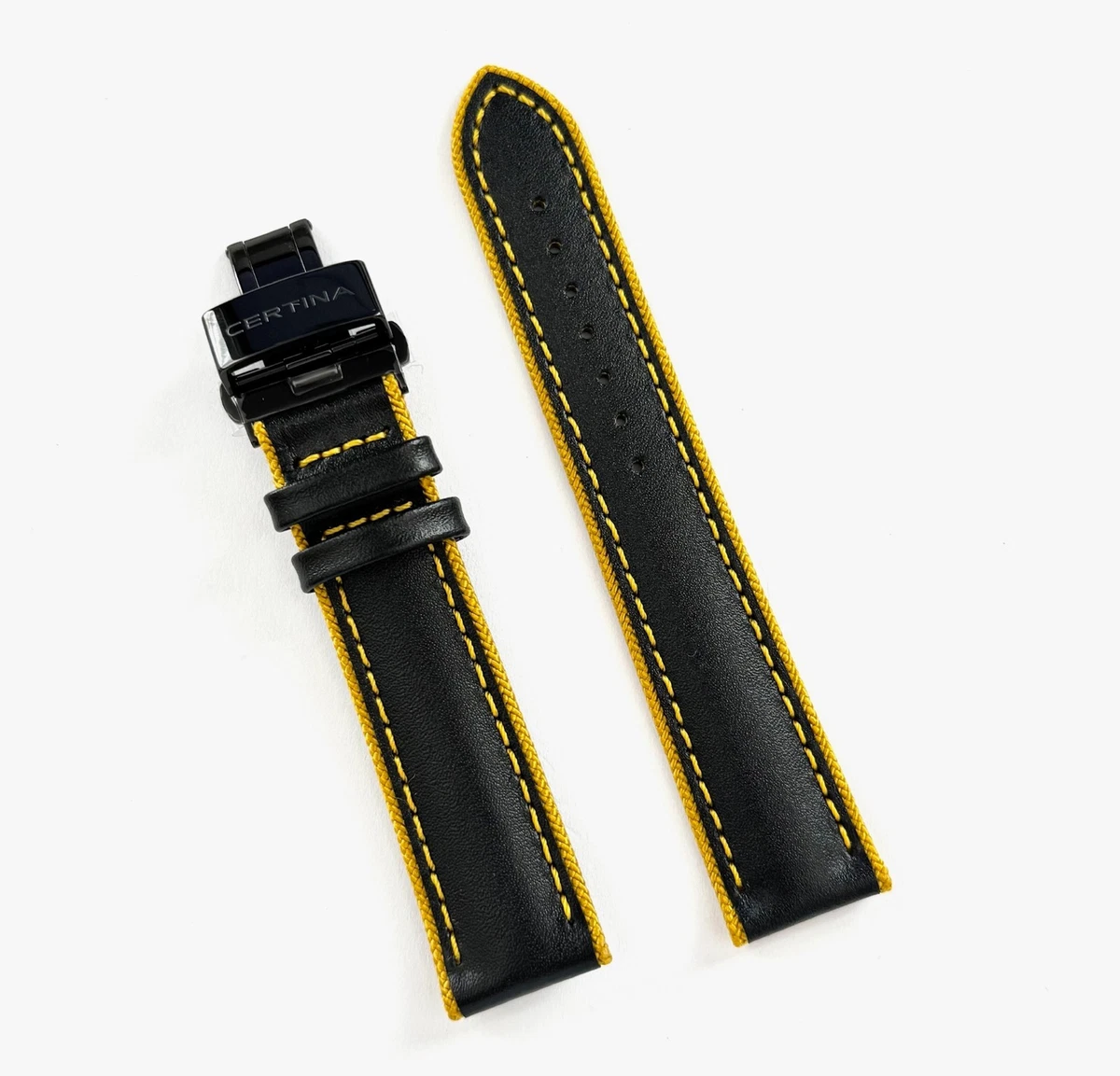 Bracelet De Montre Certina En Crocodile 18/14 - Occasion, Fabrication Suisse