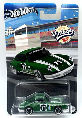 2023 Hot Wheels 1971 Porsche 911 #5/6 - Vintage Racing Club Green Car