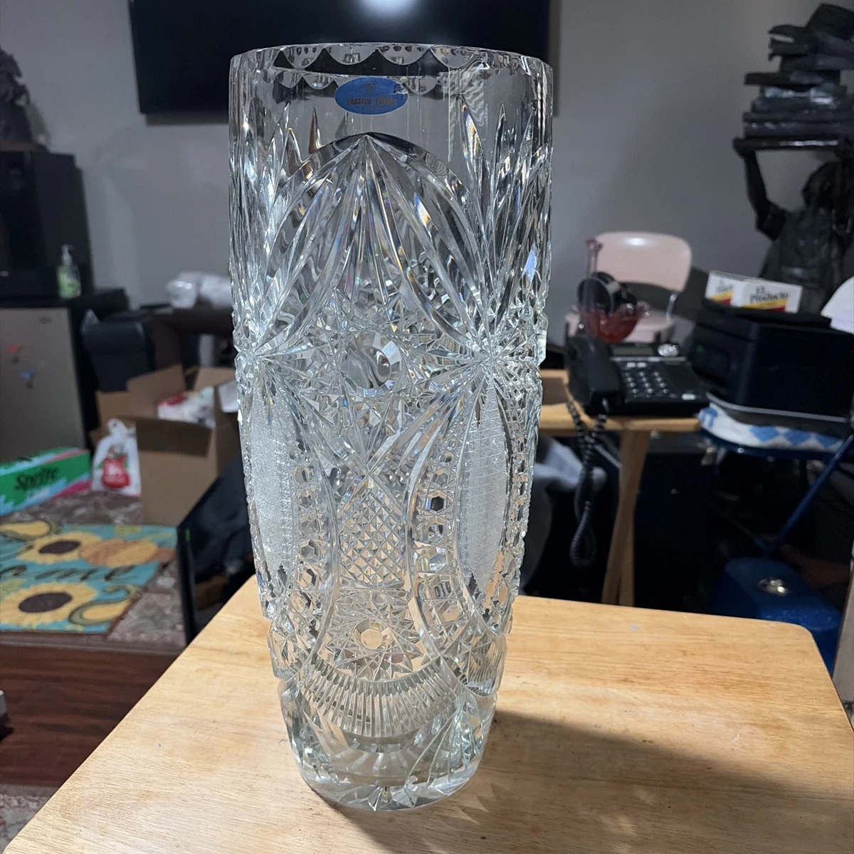 tall crystal vase products for sale | eBay
