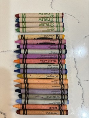 Lot of (20) CRAYOLA Crayons Rare Retired Discontinued Colors Dandelion