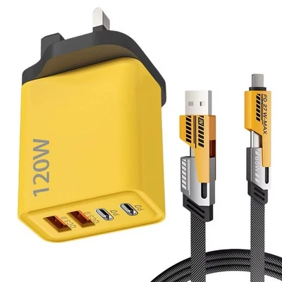 FAST/ QUICK CHARGER PLUG UK Cable included