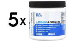 5 x EVLution Nutrition L-Arginine + L-Citrulline - 150g (126,60 EUR/kg)