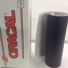 Oracal 651, 1 Roll 12" x 10ft. Black #070M Vinyl for Craft,Sign   by precision62