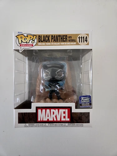 Funko Pop! Deluxe: Marvel - Black Panther With Waterfall #1114