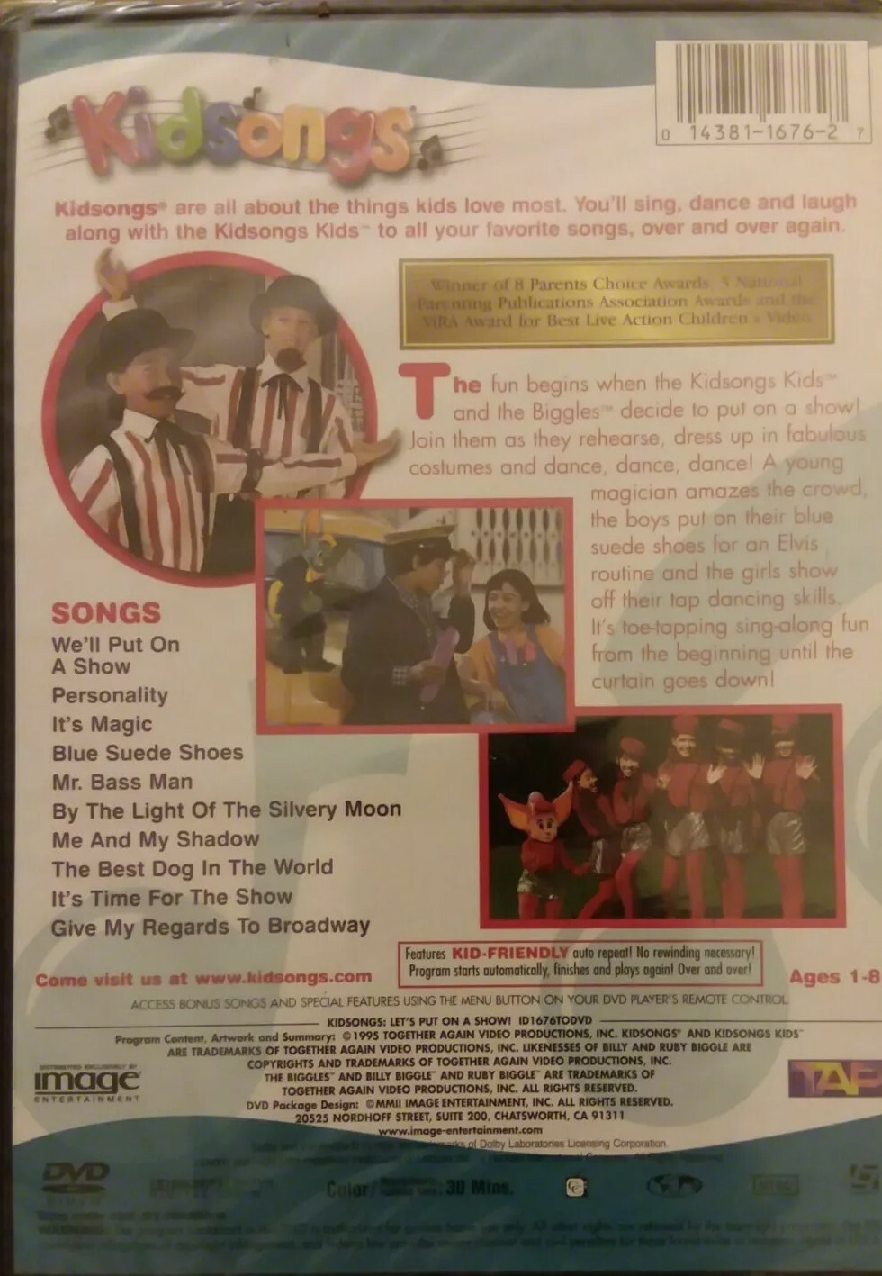 2x Kidsongs DVD LOT Cars, Boats, Planes & Trains +Let's Put On A Show