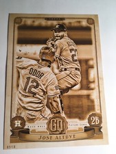 2019 Topps Gypsy Queen 4th of July Jumbo 5x7 Jose Altuve Astros 166 08/10