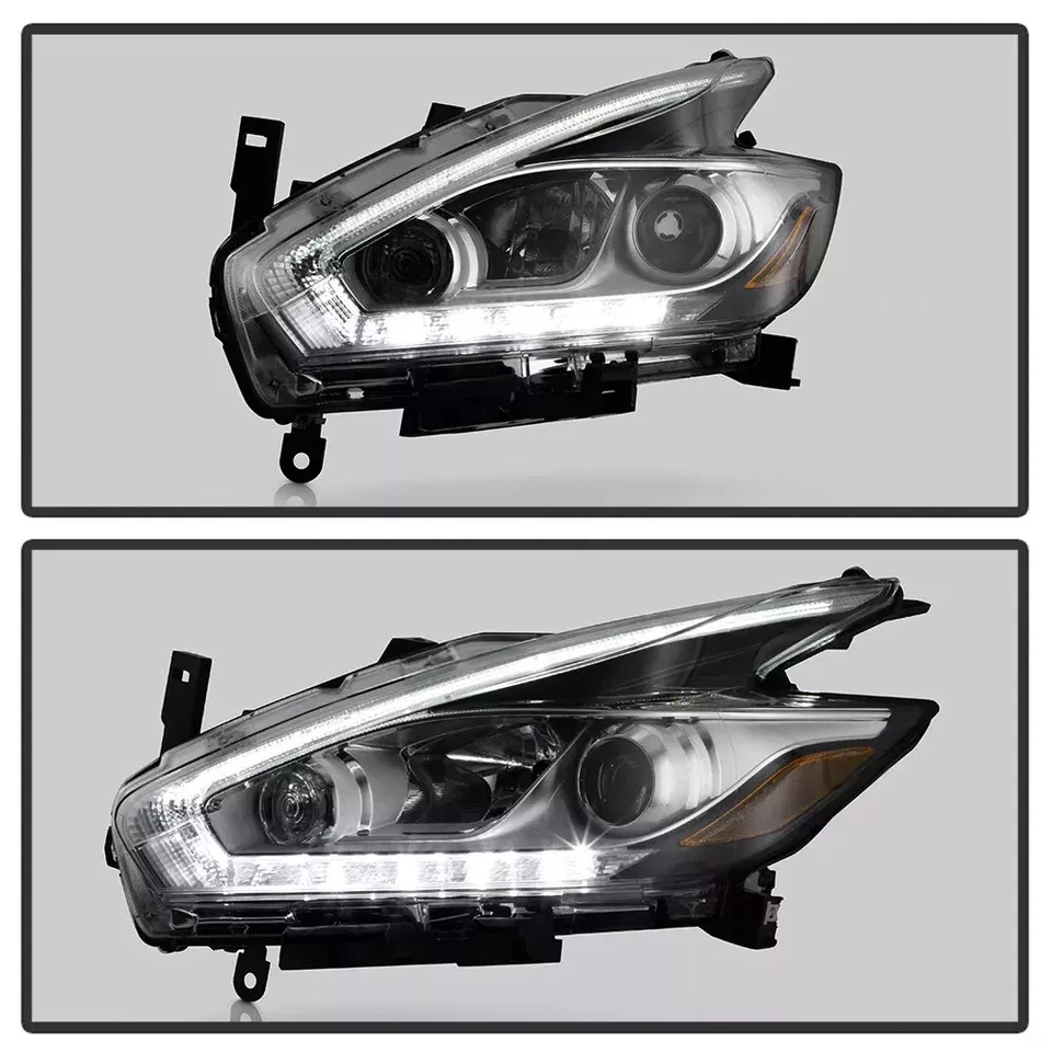 Faro de conductor para Nissan Murano 2015-2018 halógeno LED DRL proyector faro Foto 4 de 4