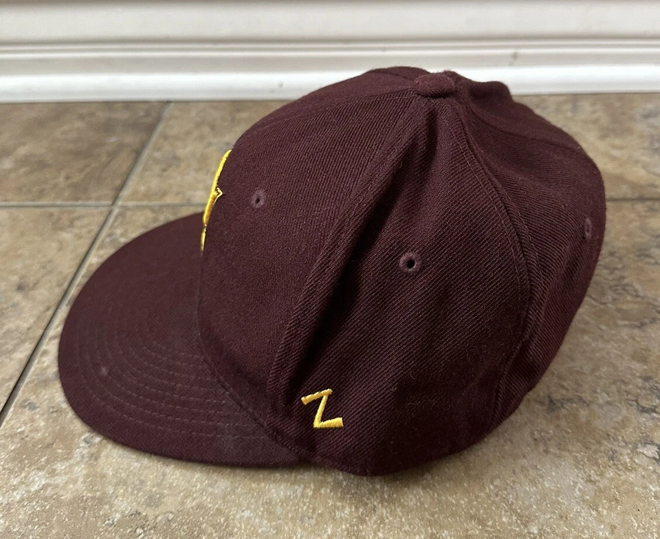 Zephyr Arizona State University ASU Sun Devils Baseball Hat  Fitted 7 5/8 - Image 3 of 4