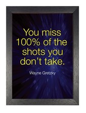 Motivation 17 Wayne Gretzky Poster Dream Big Inspiration Strong Quote Picture